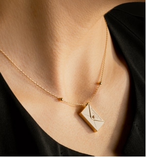 Gold Mail Necklace